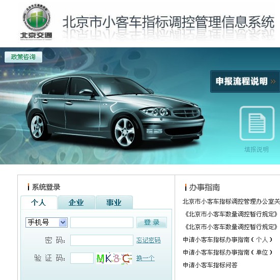 谁在经营山寨版北京缓解汽车拥堵网站?