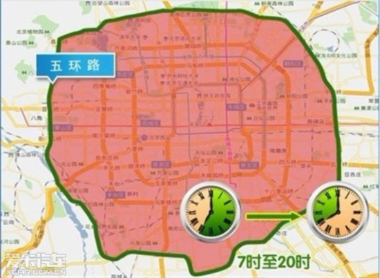 涿州限号区域图图片